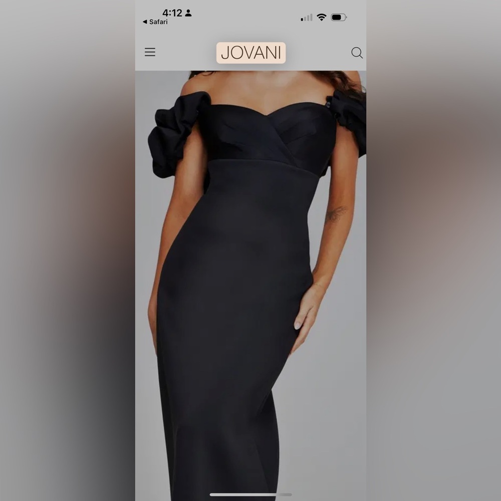 Jovani navy blue mother of bride/prom/formal gown